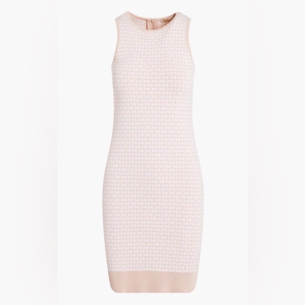Michael Kors Pink and White Mini Dress- NWOT